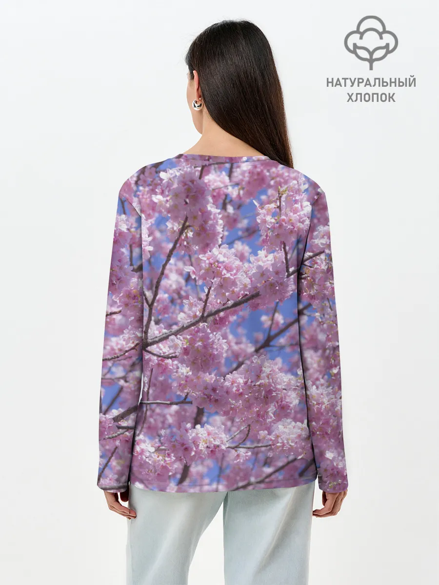 Лонгслив женский. Хлопок / Культура Японии