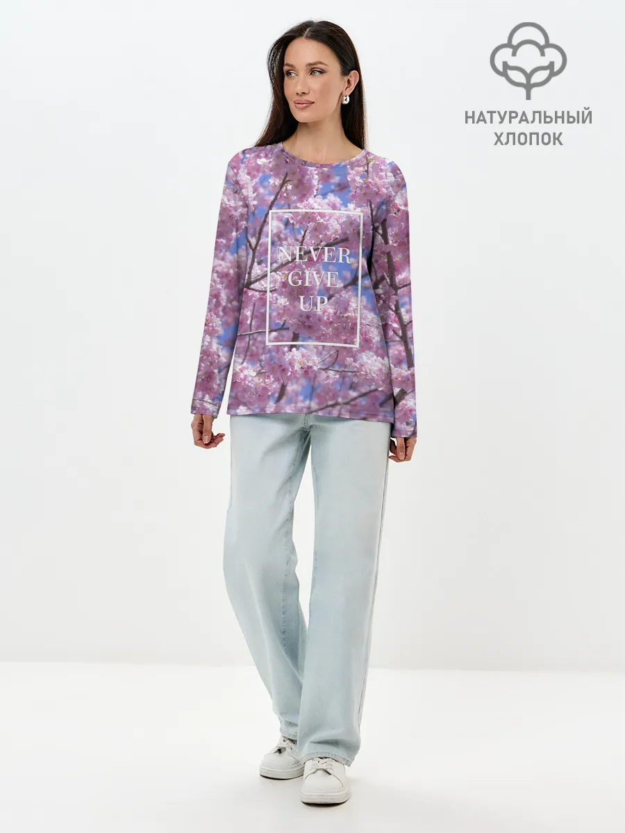 Лонгслив женский. Хлопок / Культура Японии