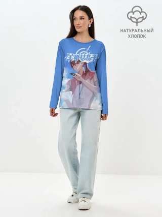 Лонгслив женский. Хлопок / Quan Zhi Gao Shou