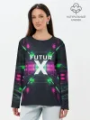 Лонгслив женский. Хлопок / FuturX