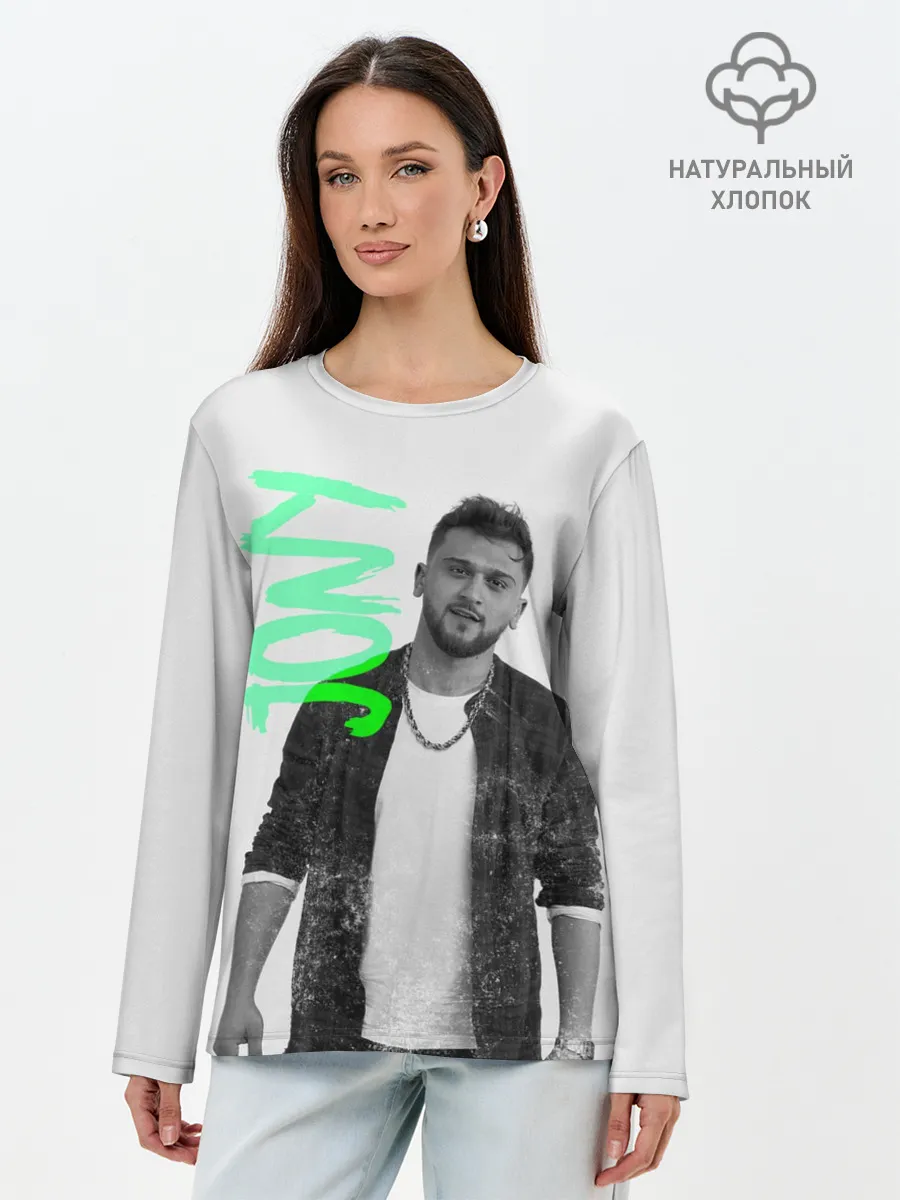 Лонгслив женский. Хлопок / Jony music