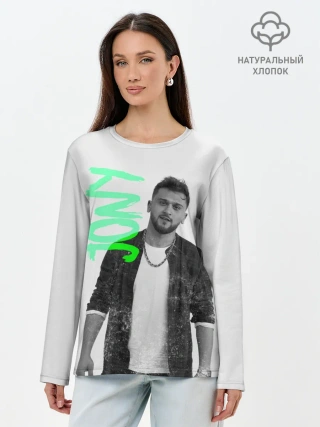 Лонгслив женский. Хлопок / Jony music