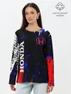 Лонгслив женский. Хлопок / HONDA.