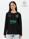 Лонгслив женский. Хлопок / FC Barcelona | Training shirt