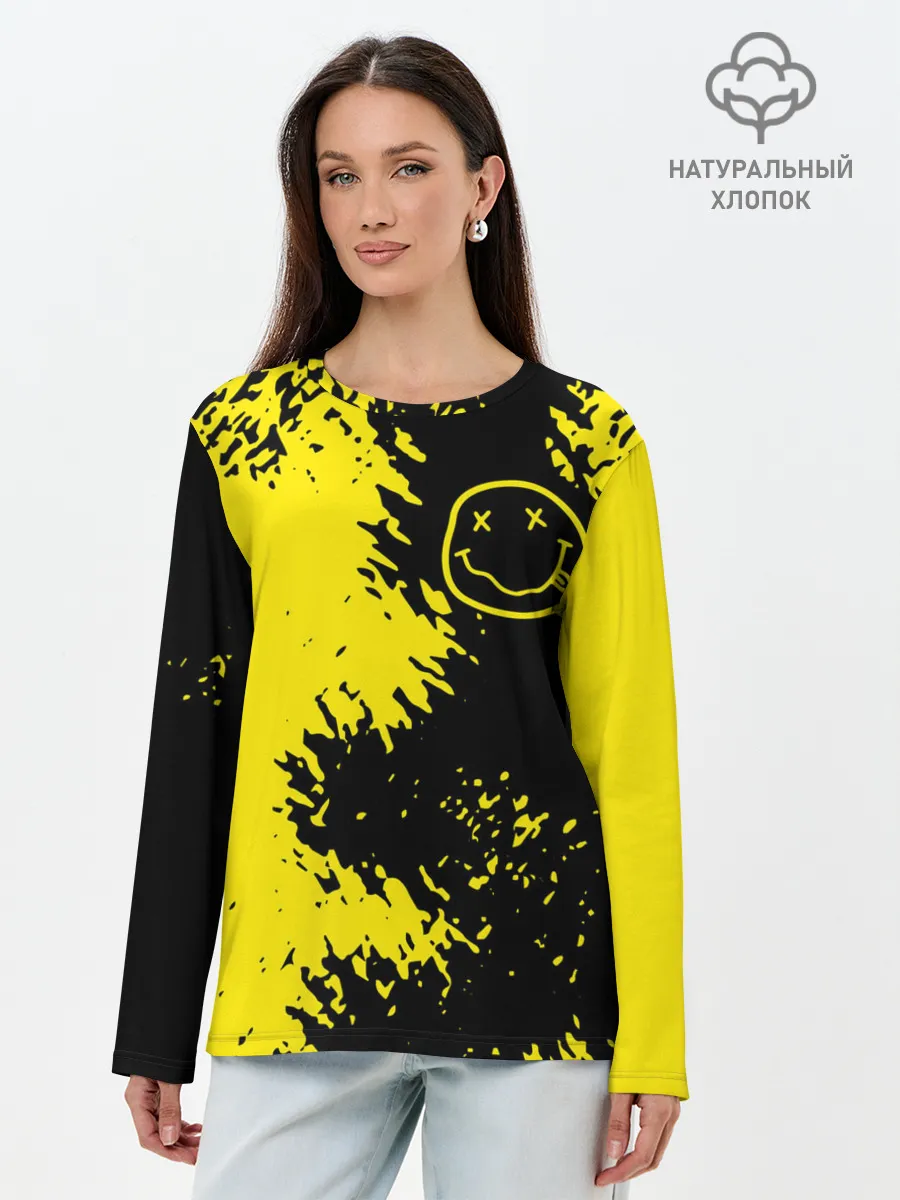 Лонгслив женский. Хлопок / NIRVANA.