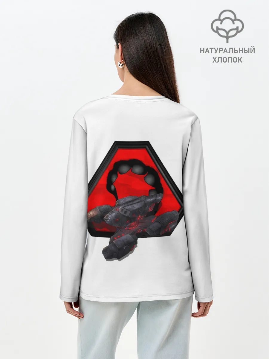 Лонгслив женский. Хлопок / Command&Conquer