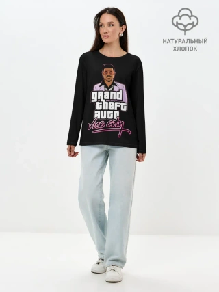 Лонгслив женский. Хлопок / Лэнс Вэнс