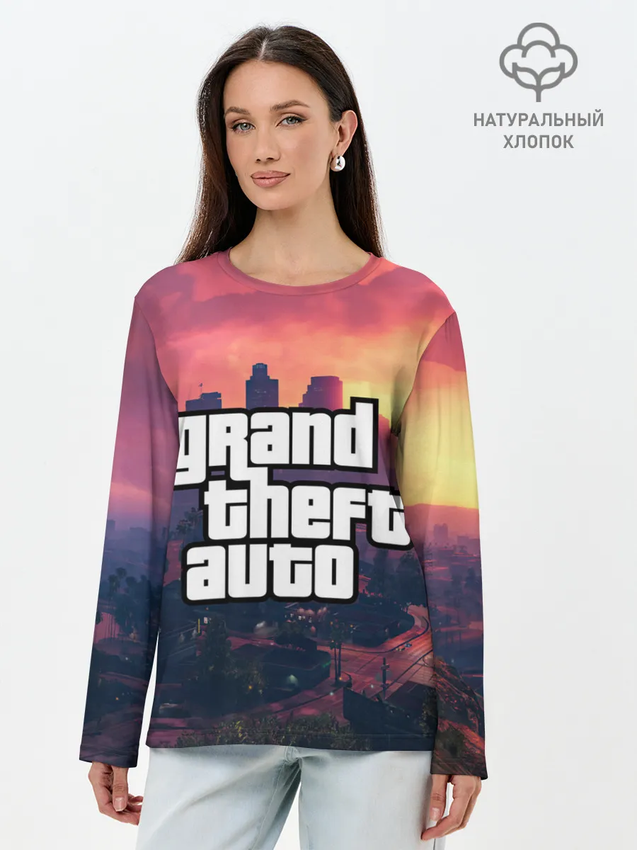 Лонгслив женский. Хлопок / Los Santos | GTA