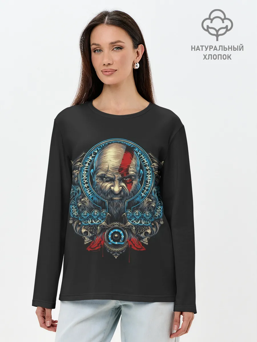 Лонгслив женский. Хлопок / Casual GOW