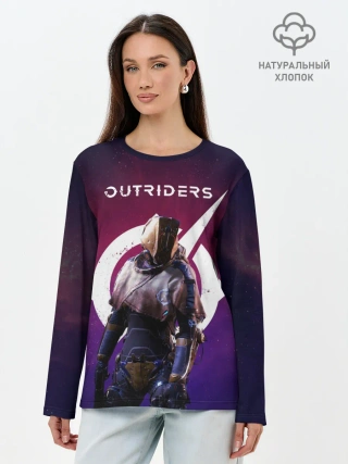 Лонгслив женский. Хлопок / Outriders