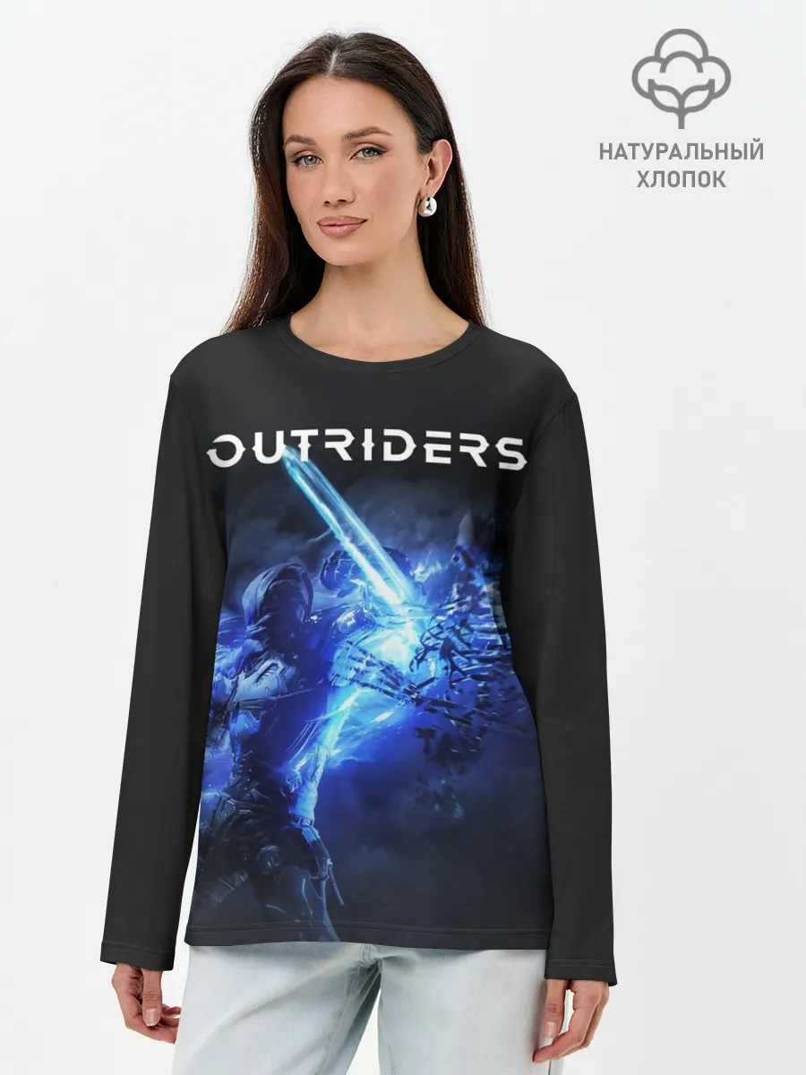 Лонгслив женский. Хлопок / Trickster