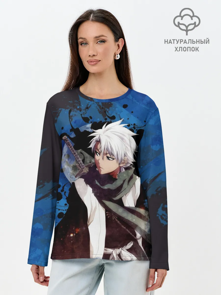 Лонгслив женский. Хлопок / Тосиро Хицугая. Блич