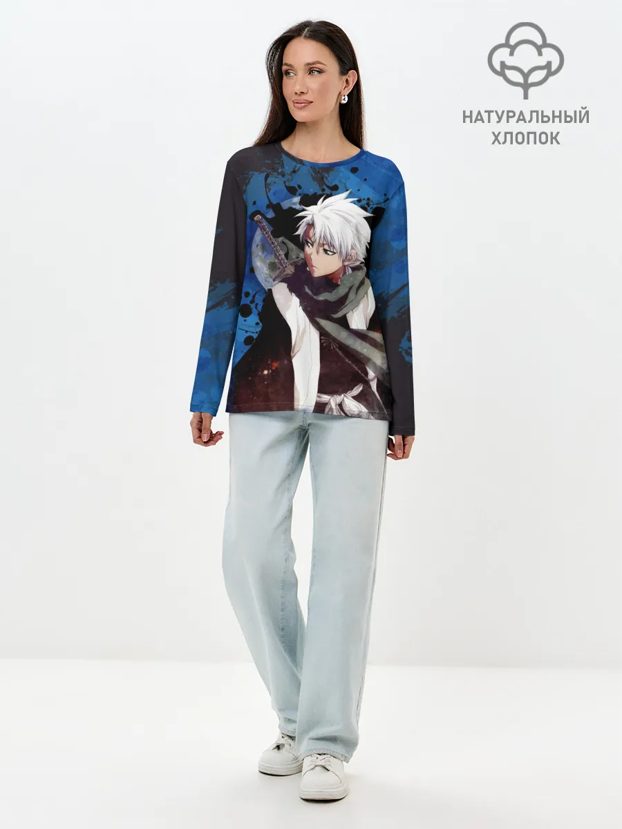 Лонгслив женский. Хлопок / Тосиро Хицугая. Блич