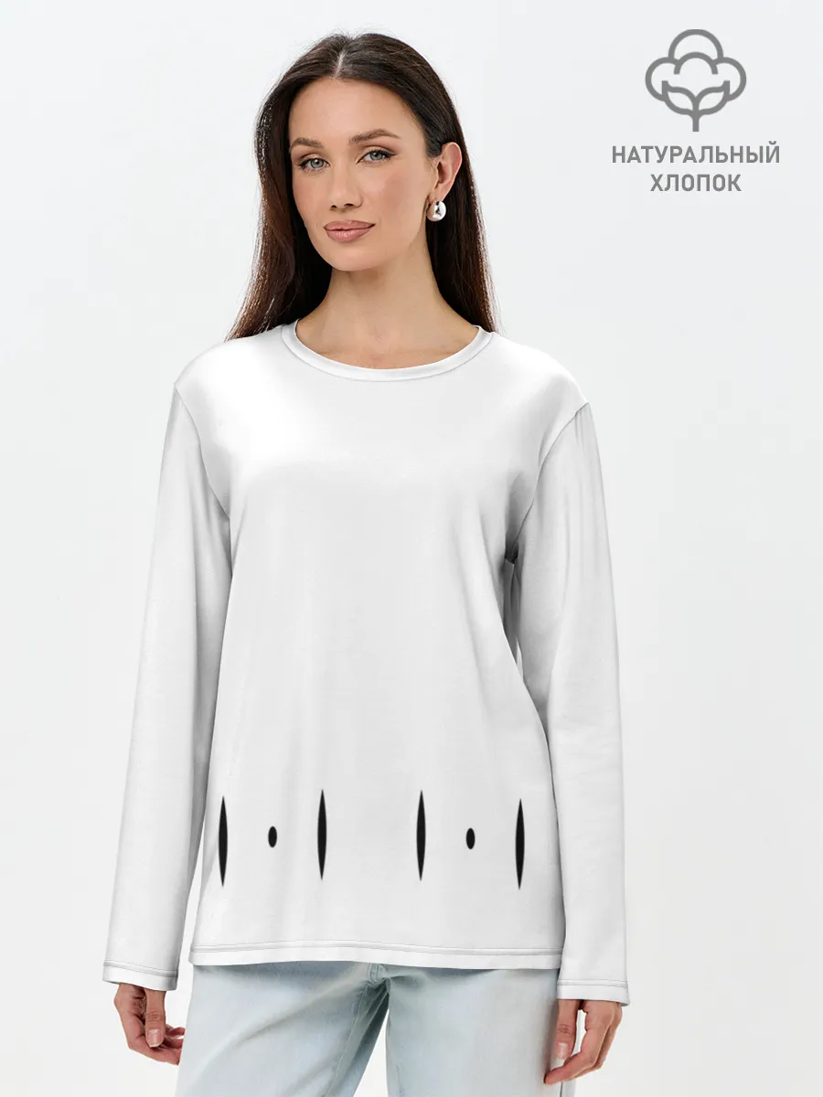 Лонгслив женский. Хлопок / ФОРМА КАПИТАНА ГОТЕЙ 13 СПИНА