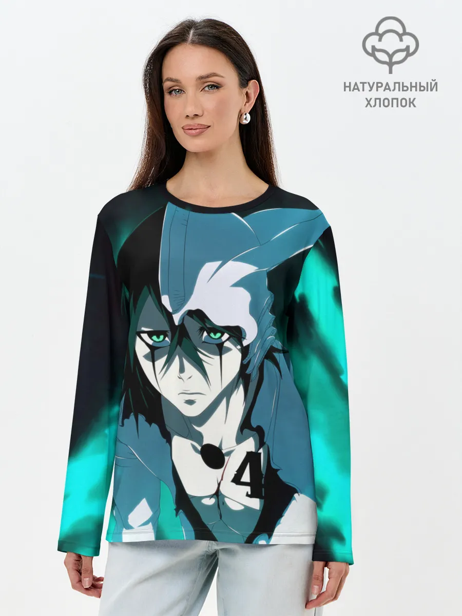 Лонгслив женский. Хлопок / Улькиорра Сифер / Ulquiorra