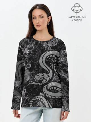 Лонгслив женский. Хлопок / COBRA RAGE