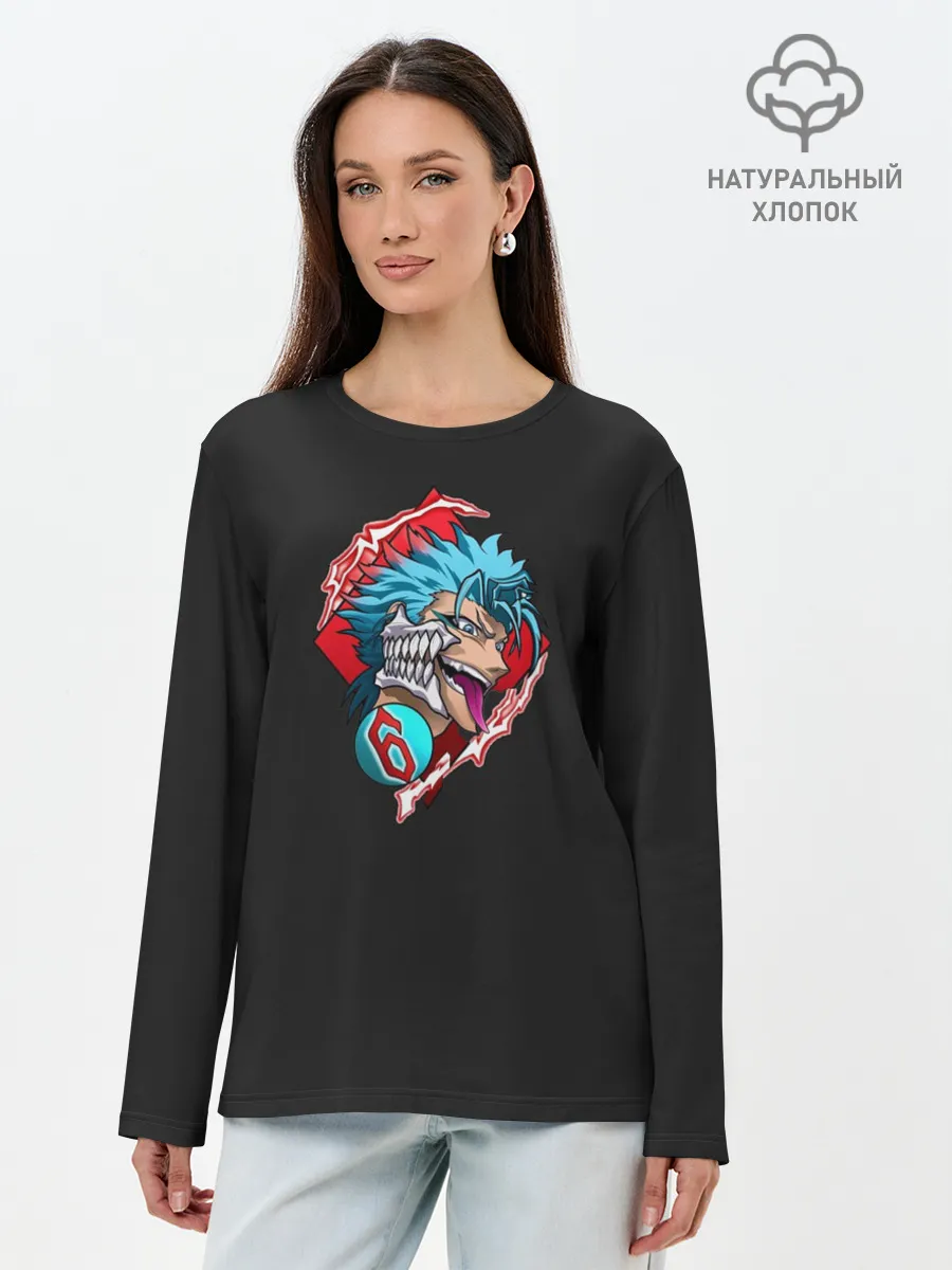 Лонгслив женский. Хлопок / Гриммджоу. Эспада