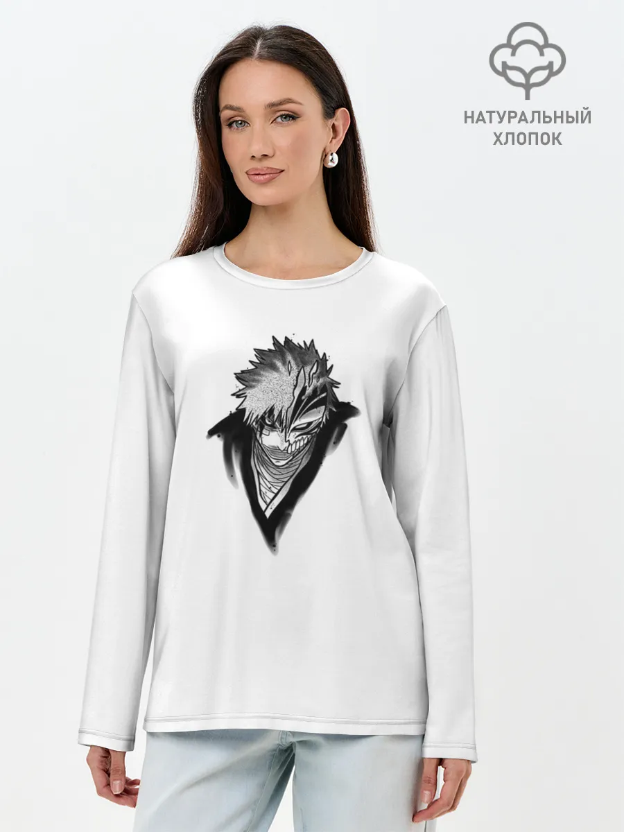 Лонгслив женский. Хлопок / Hollow Ichigo