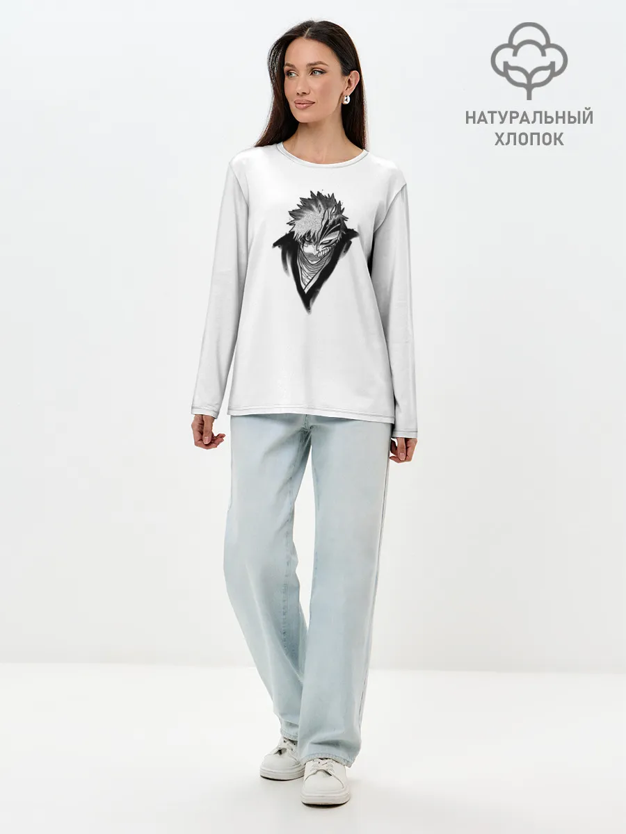 Лонгслив женский. Хлопок / Hollow Ichigo