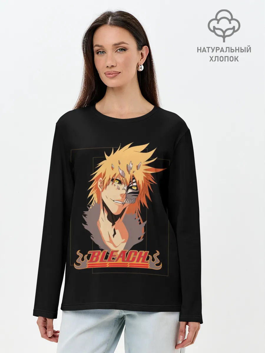 Лонгслив женский. Хлопок / Ичиго Блич