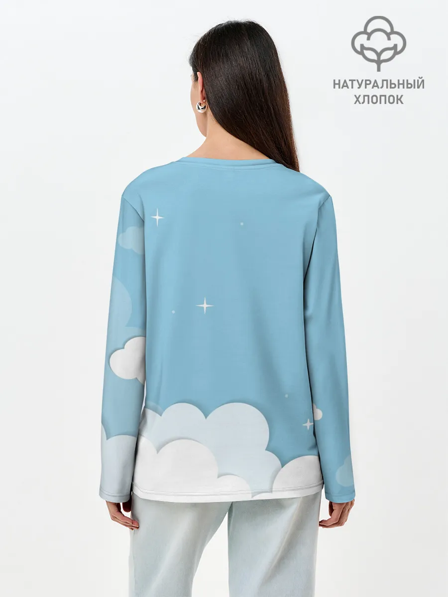 Лонгслив женский. Хлопок / Mission NASA