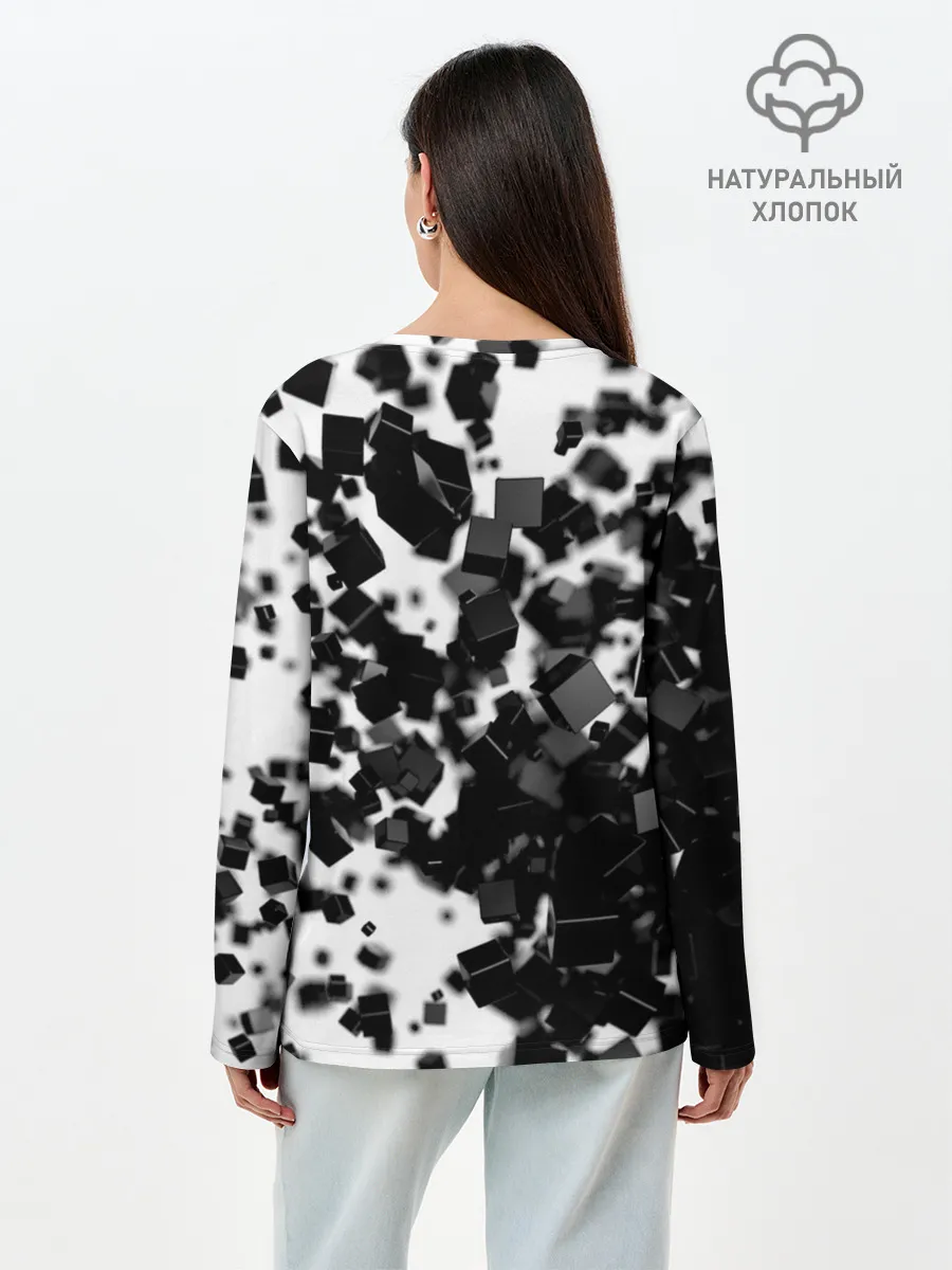Лонгслив женский. Хлопок / KUBIKI