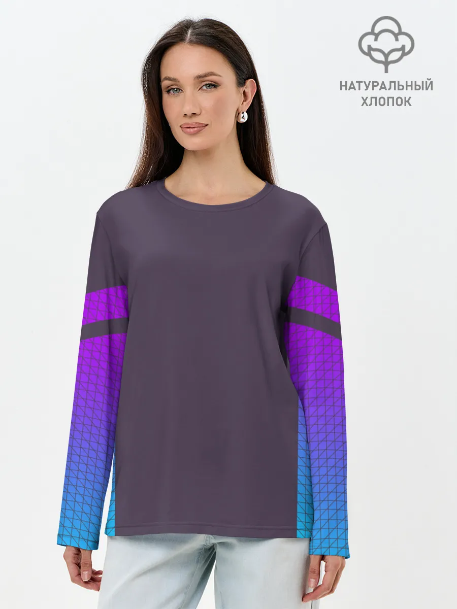 Лонгслив женский. Хлопок / НЕОНОВЫЙ КОСТЮМ / NEON