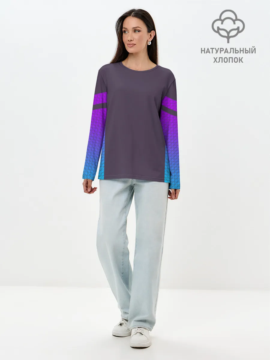 Лонгслив женский. Хлопок / НЕОНОВЫЙ КОСТЮМ / NEON