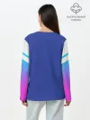 Лонгслив женский. Хлопок / NEON GRADIENT FITNESS UNIFORM