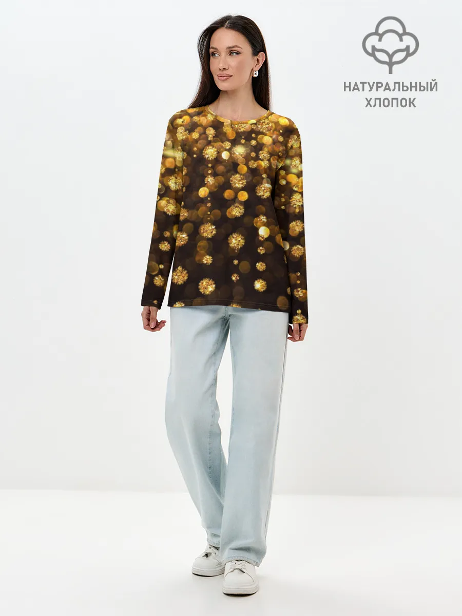 Лонгслив женский. Хлопок / GOLDEN RAIN