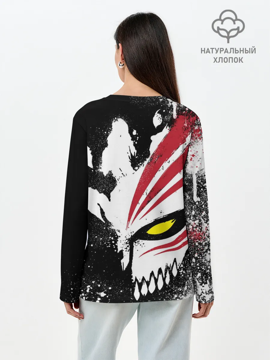 Лонгслив женский. Хлопок / БЛИЧ МАСКА | BLEACH