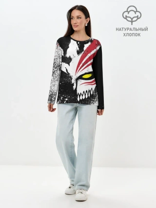 Лонгслив женский. Хлопок / БЛИЧ МАСКА | BLEACH