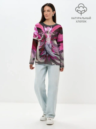 Лонгслив женский. Хлопок / Bleach Aurora Archangel Art