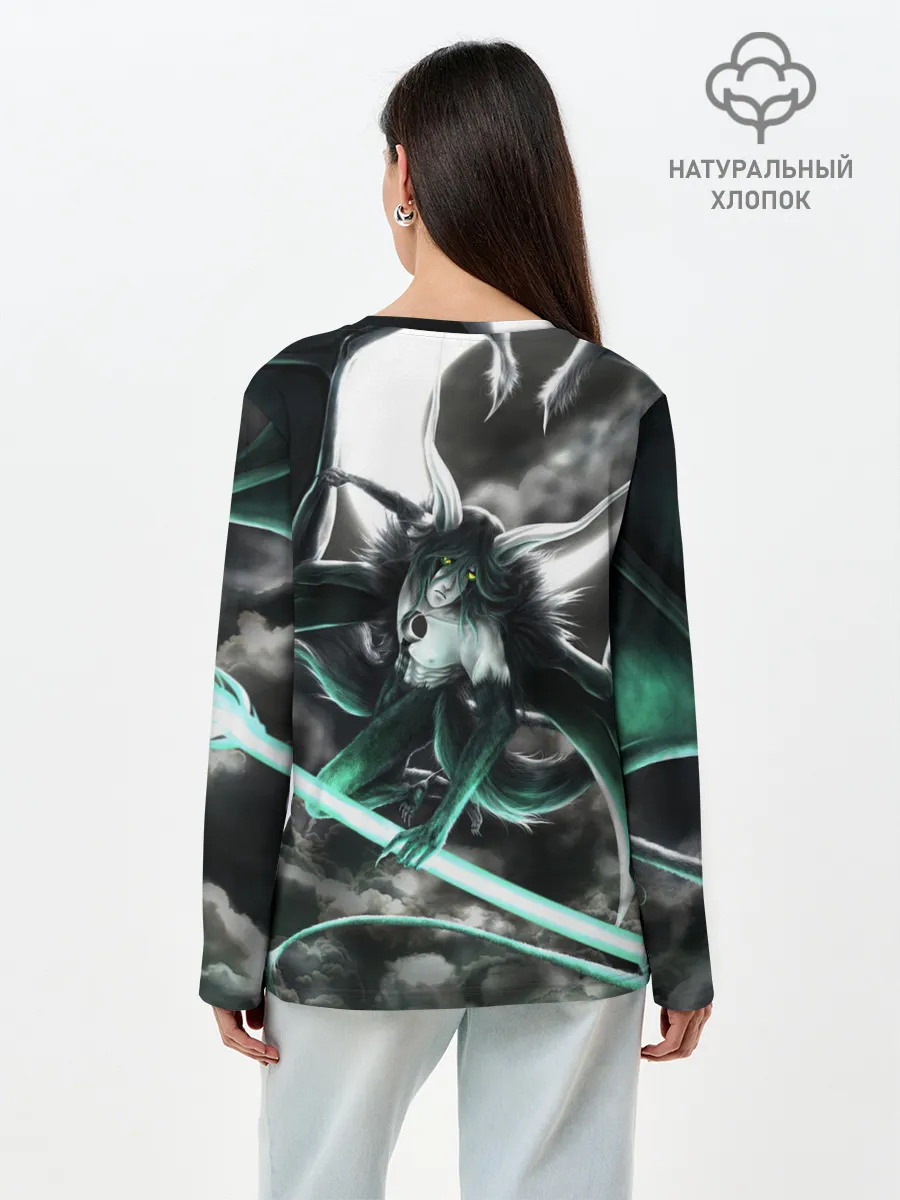 Лонгслив женский. Хлопок / Ulquiorra Schiffer Bleach