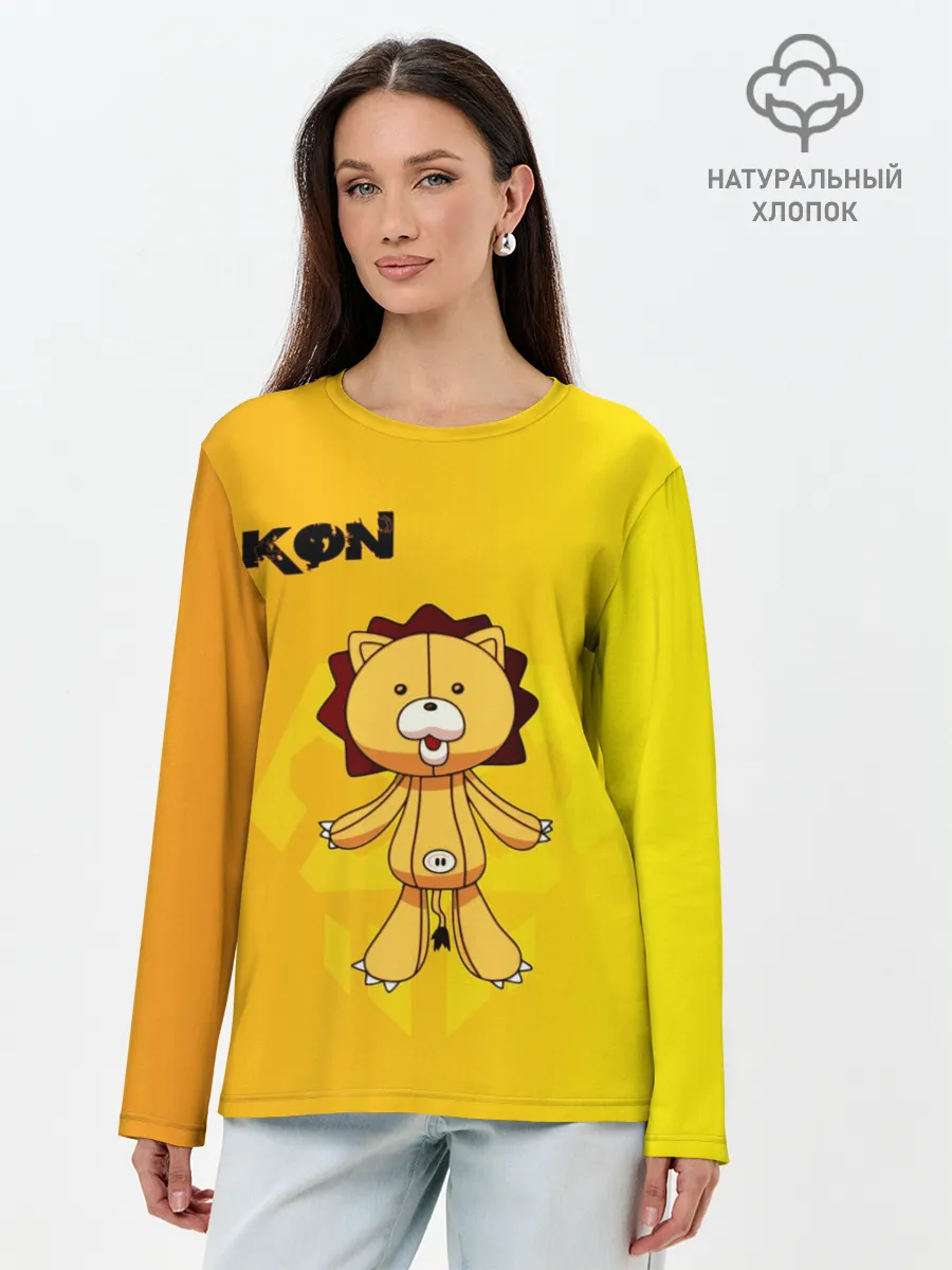 Лонгслив женский. Хлопок / Kon Bleach