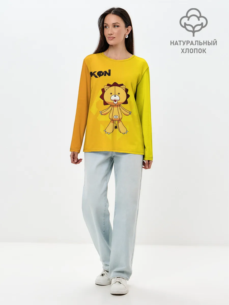 Лонгслив женский. Хлопок / Kon Bleach