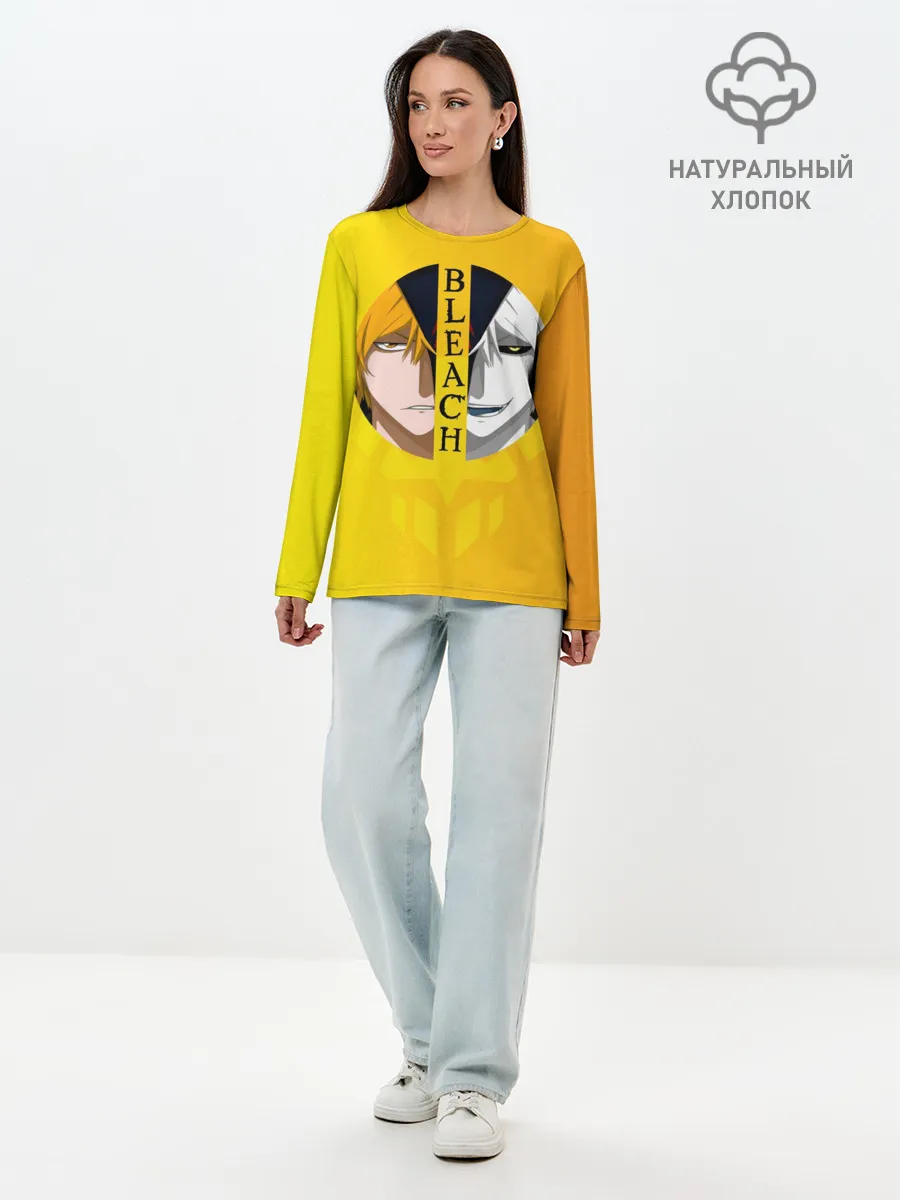 Лонгслив женский. Хлопок / Хичиго Bleach