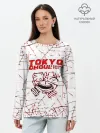 Лонгслив женский. Хлопок / tokyo - ghoul