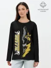 Лонгслив женский. Хлопок / Shinigami mask Bleach