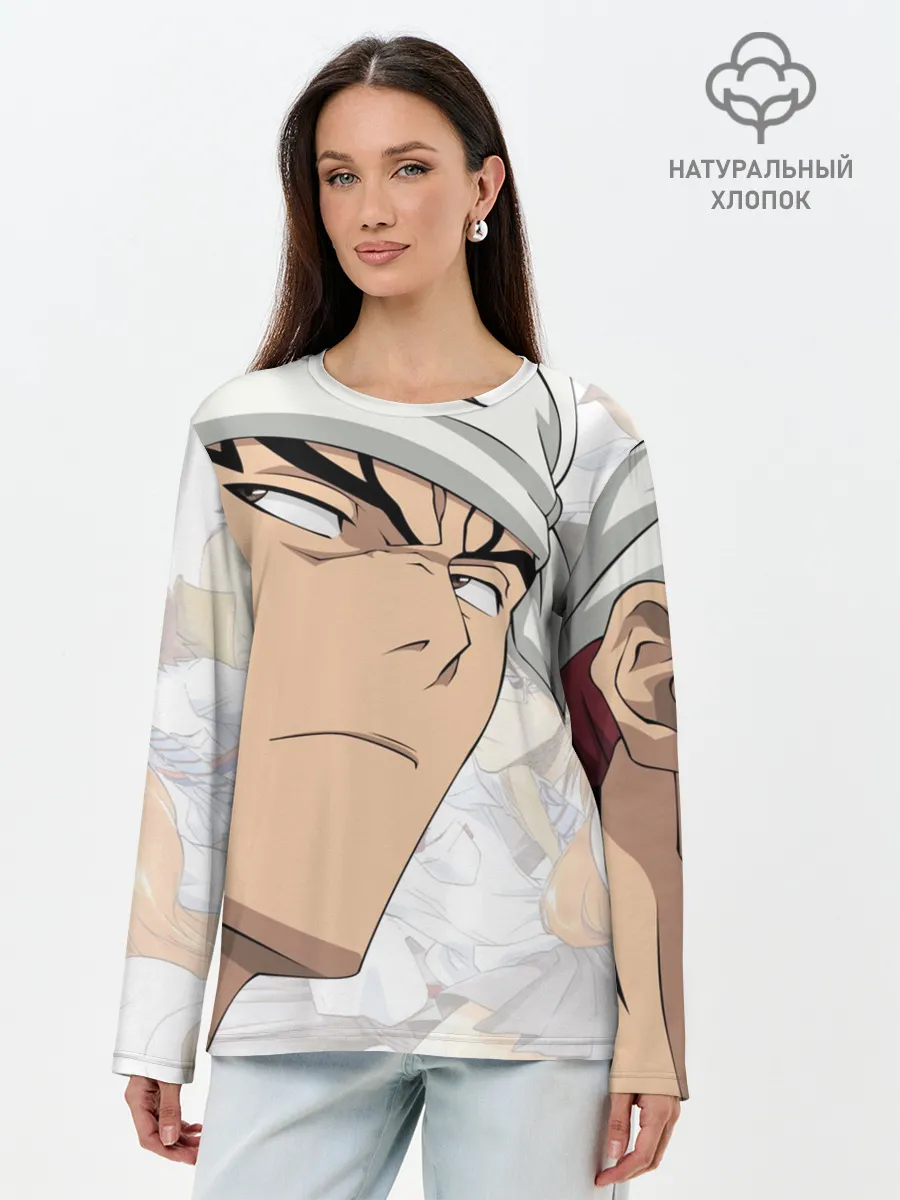 Лонгслив женский. Хлопок / Bleach Anime Abarai Renji