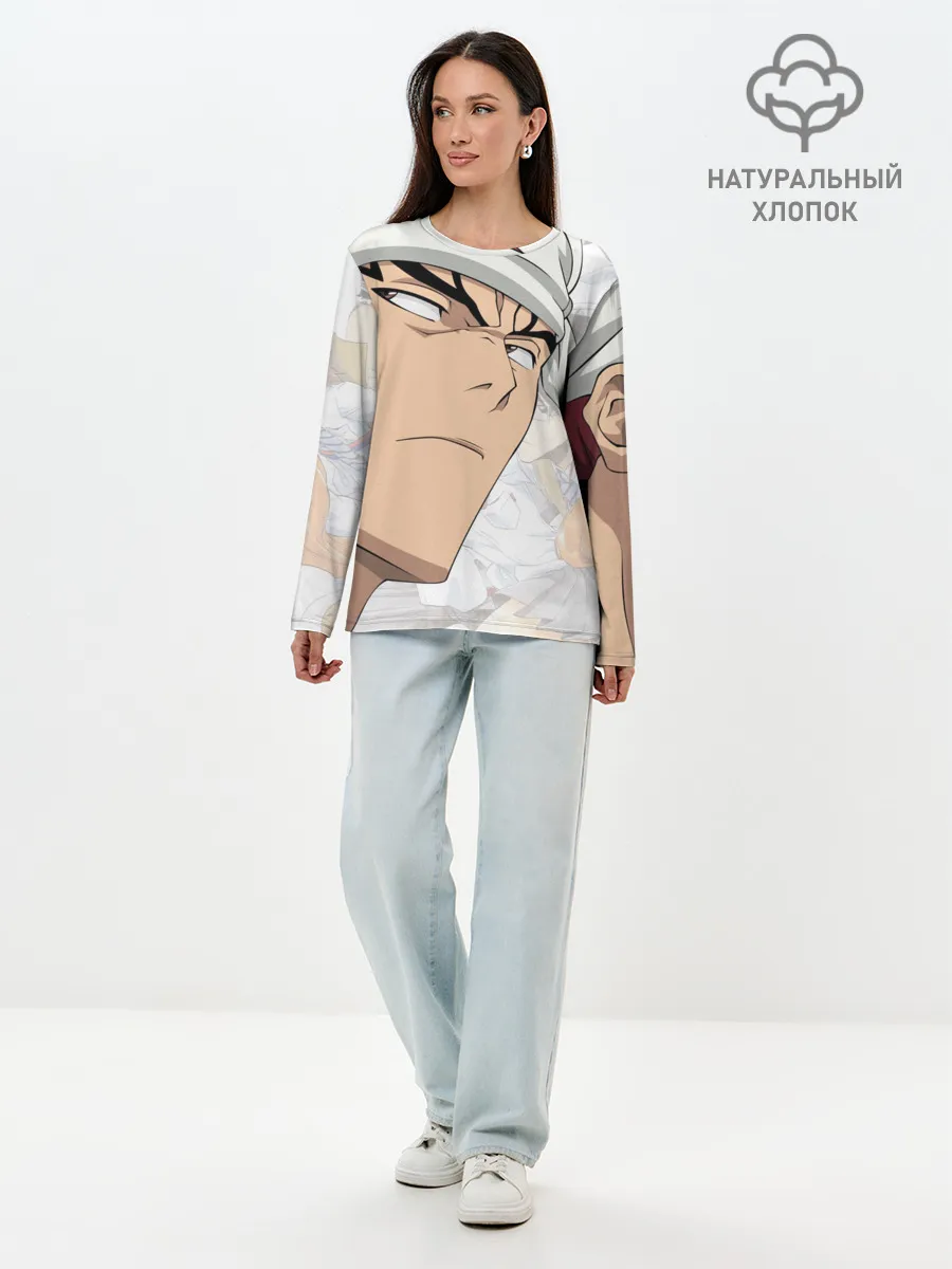 Лонгслив женский. Хлопок / Bleach Anime Abarai Renji