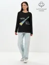 Лонгслив женский. Хлопок / Восткок-1 | Поехали!