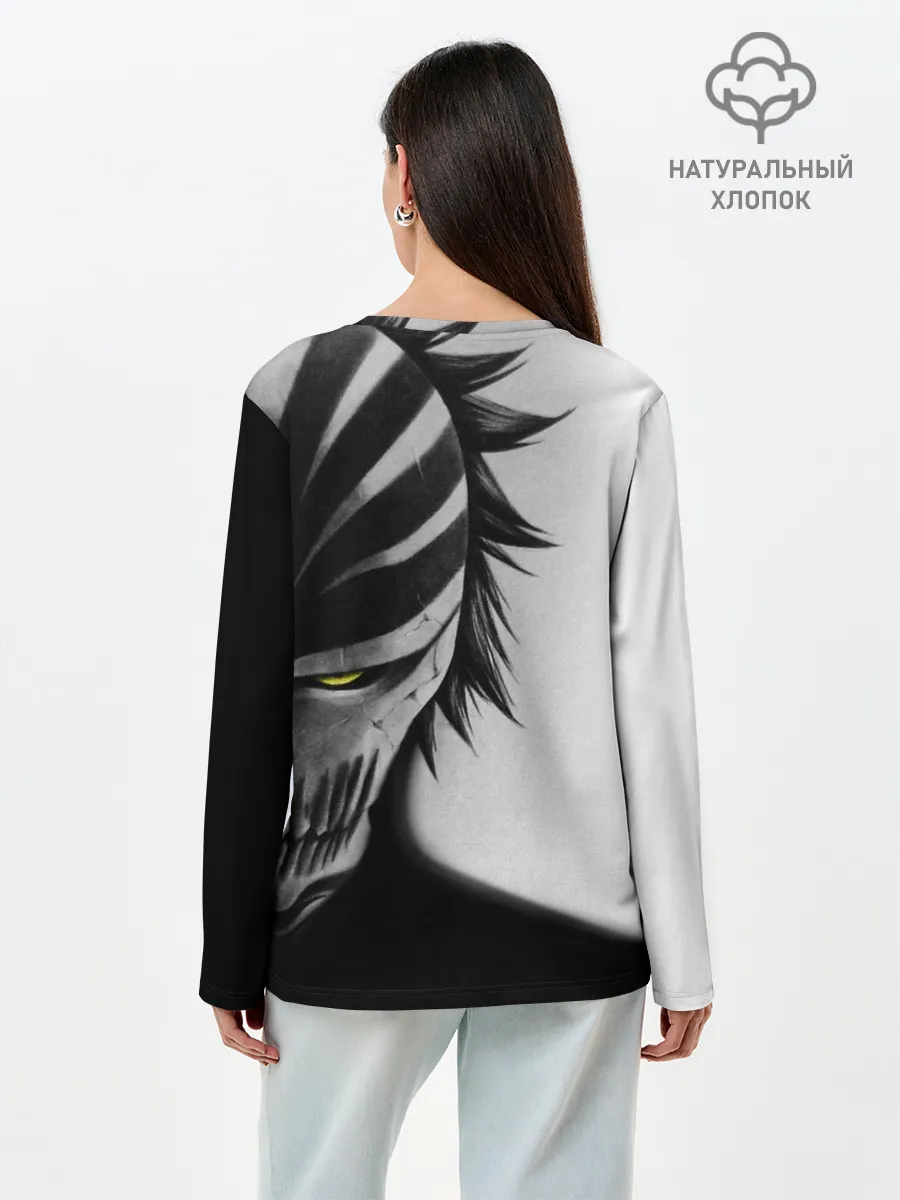 Лонгслив женский. Хлопок / ИЧИГО ПУСТОЙ | BLEACH