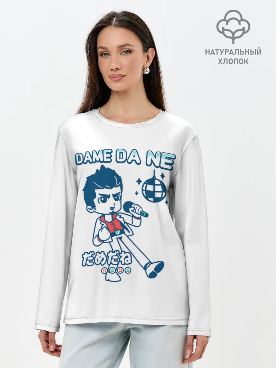 Лонгслив женский. Хлопок / Yakuza Karaoke