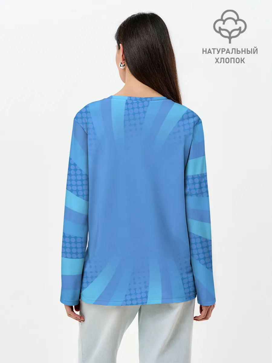 Лонгслив женский. Хлопок / Незуко Гию и Танджиро