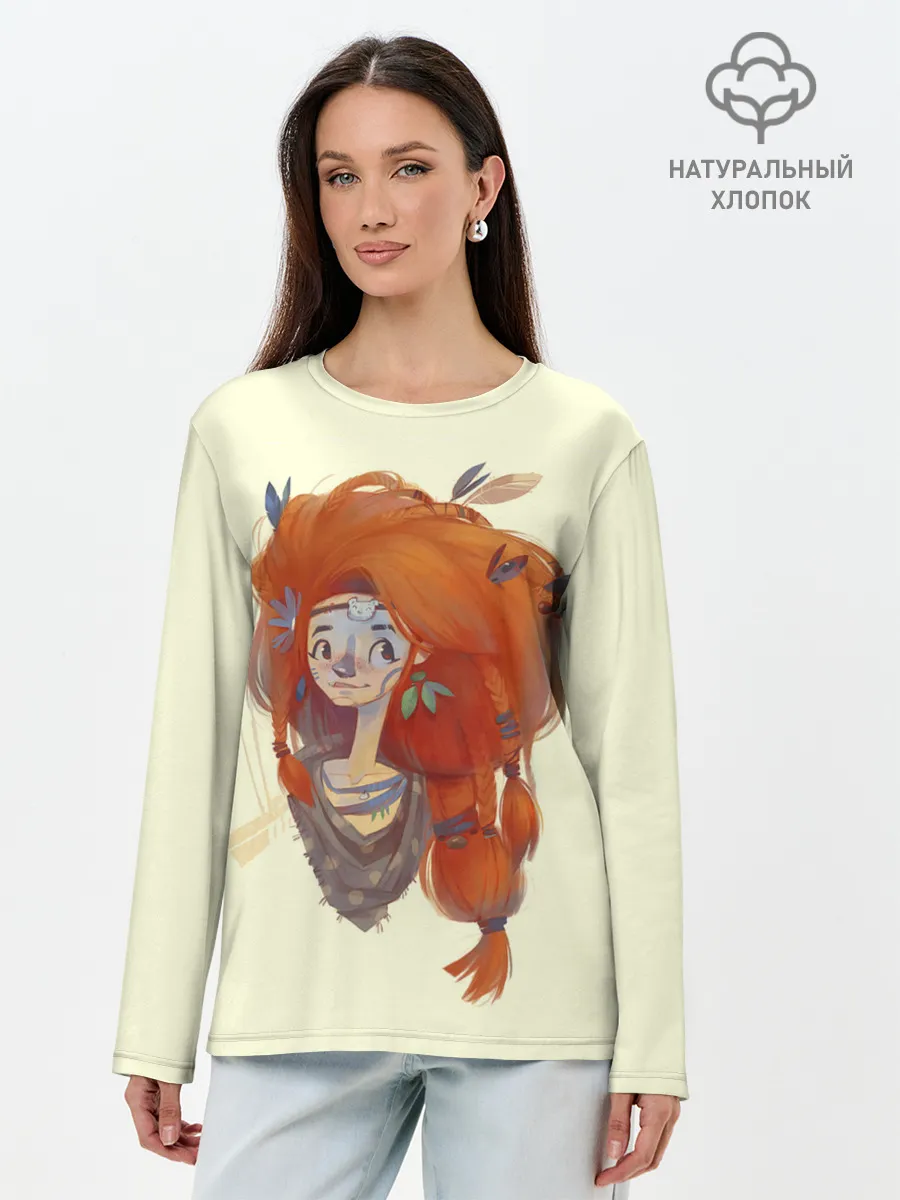 Лонгслив женский. Хлопок / Art Eloy