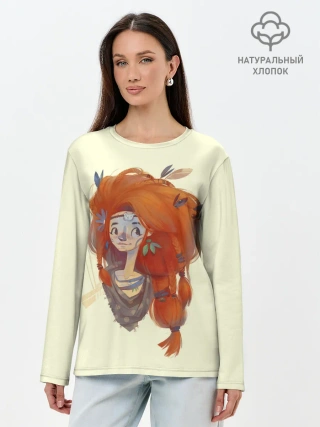 Лонгслив женский. Хлопок / Art Eloy