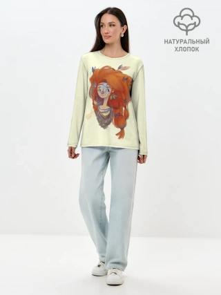 Лонгслив женский. Хлопок / Art Eloy