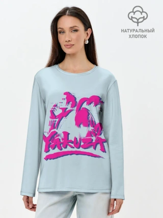 Лонгслив женский. Хлопок / Yakuza Dragon