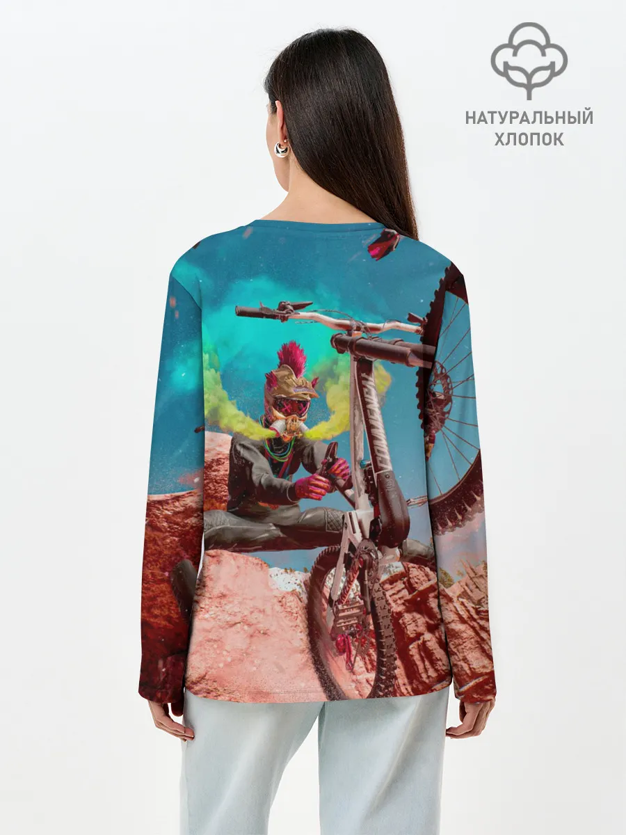Лонгслив женский. Хлопок / Riders Republic